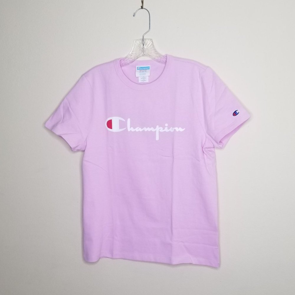 Champion Women's Heritage Tee Pink Ice Cake NWT - Picture 5 of 10